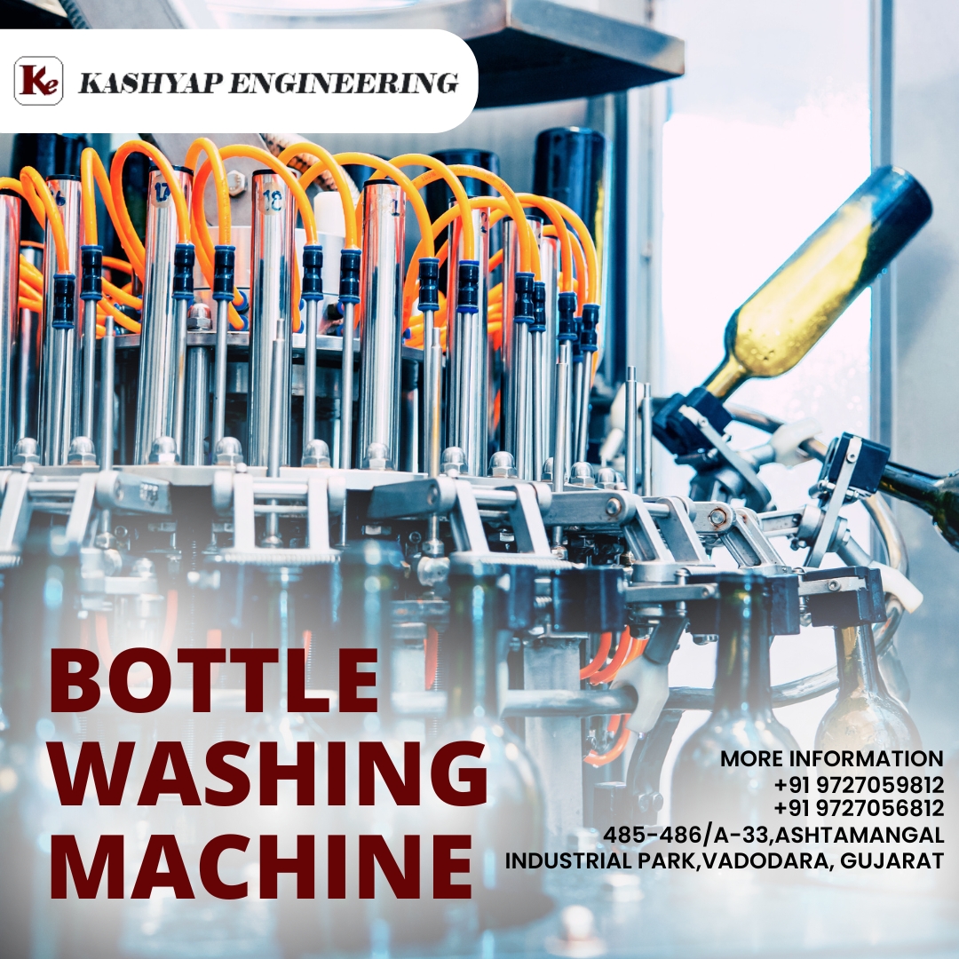 Optimize Your Production Line with Kashyap Engineering's Advanced Bottle Washing Machine