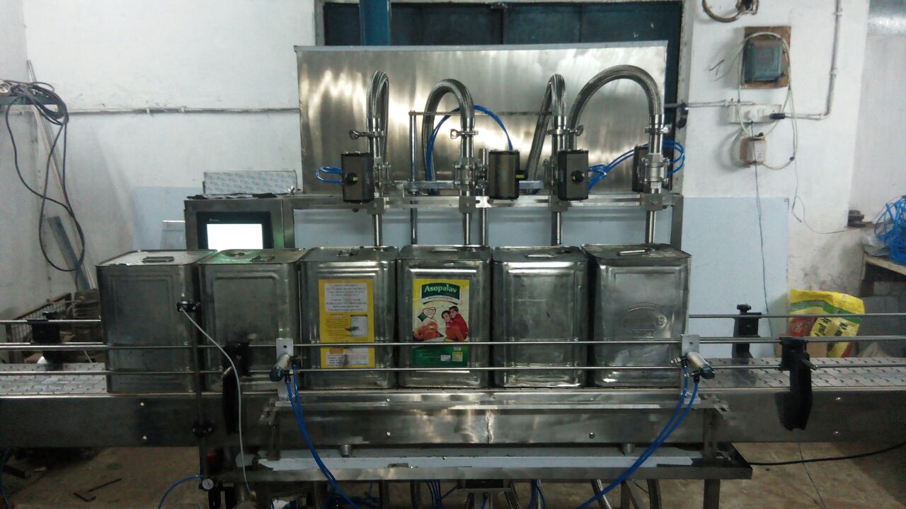 Edible Oil Tin FilIng Machine