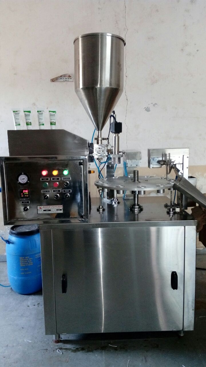 Fully Automatic Lami And Plastic Tube Filling And Sealing Machine