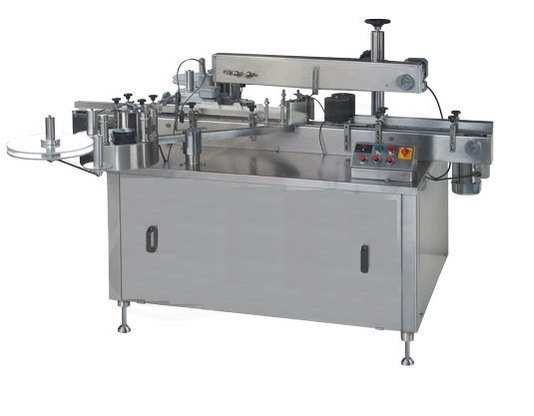 Automatic Double Side Sticker Lubricant Jar Labeling Machine